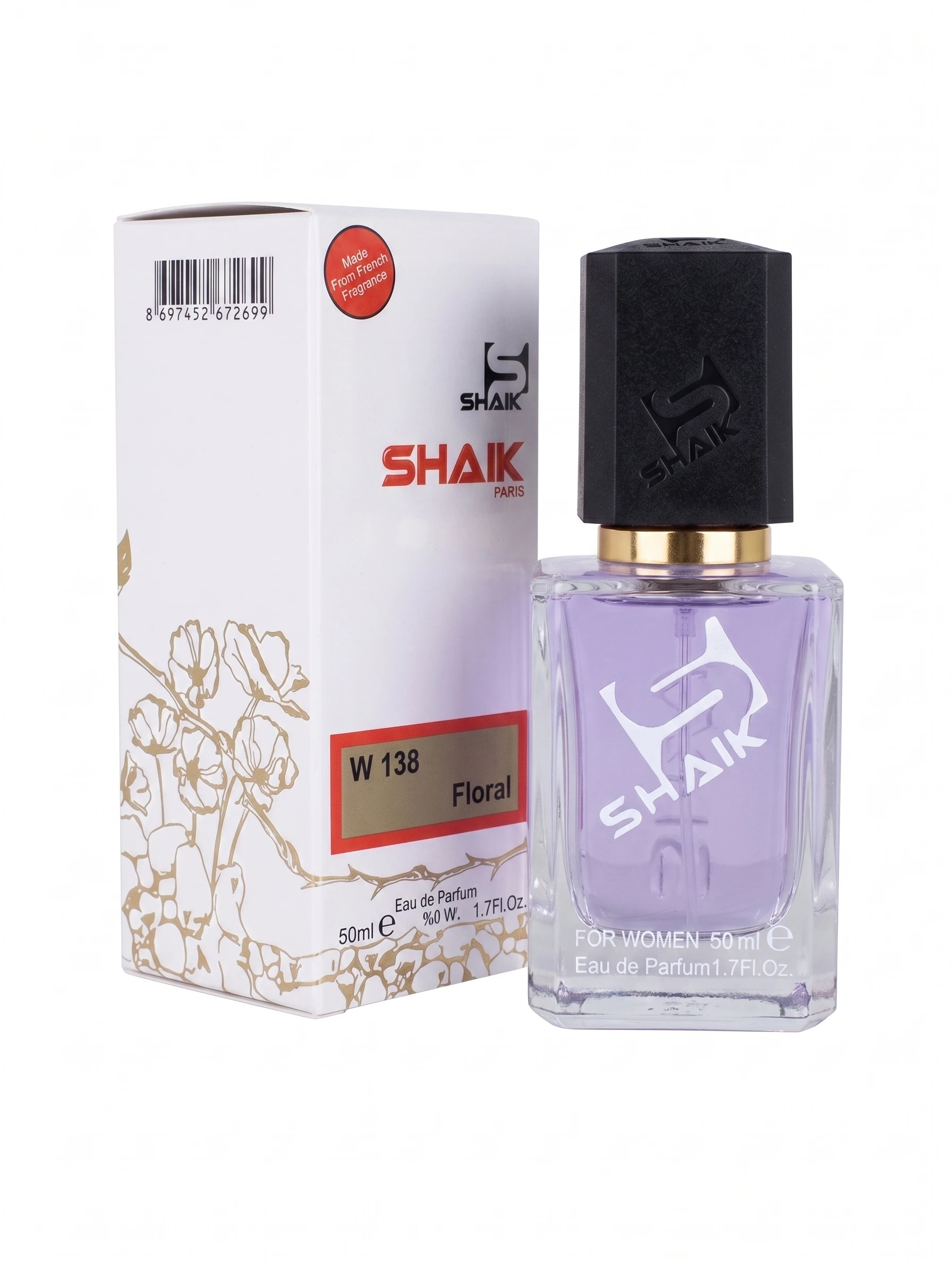 Номерная парфюмерия Shaik W138 (50 мл) — цветочный нишевый аромат