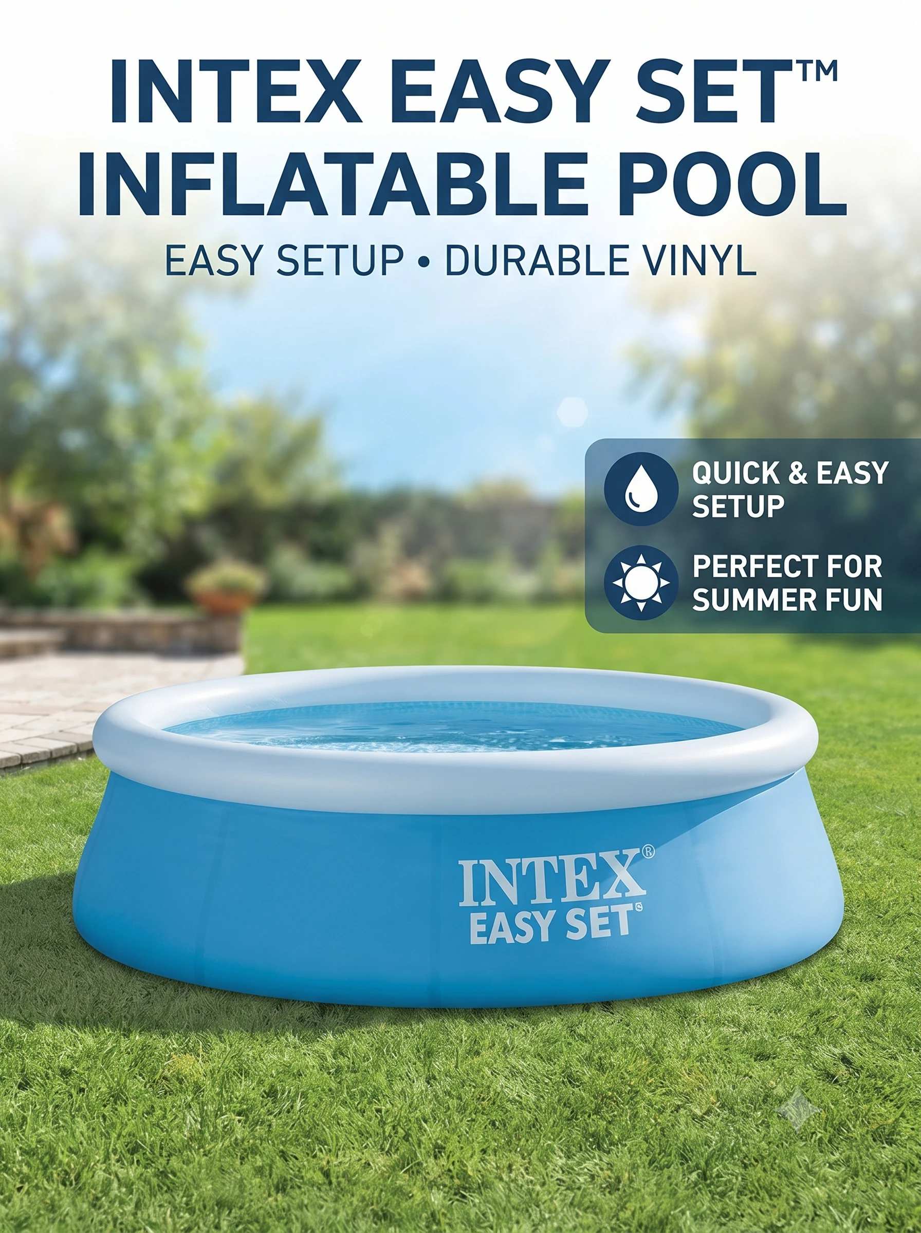 Бассейн Intex Easy Set, 244х76 см