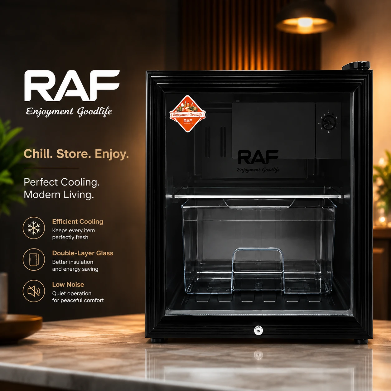 Витринный холодильник RAF Beverage Cabinet 48L (R.13064)