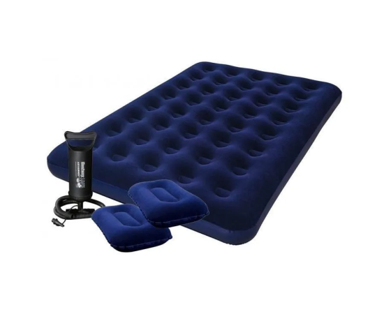 Матрас надувной Bestway с подушками и насосом 152*203*22см
