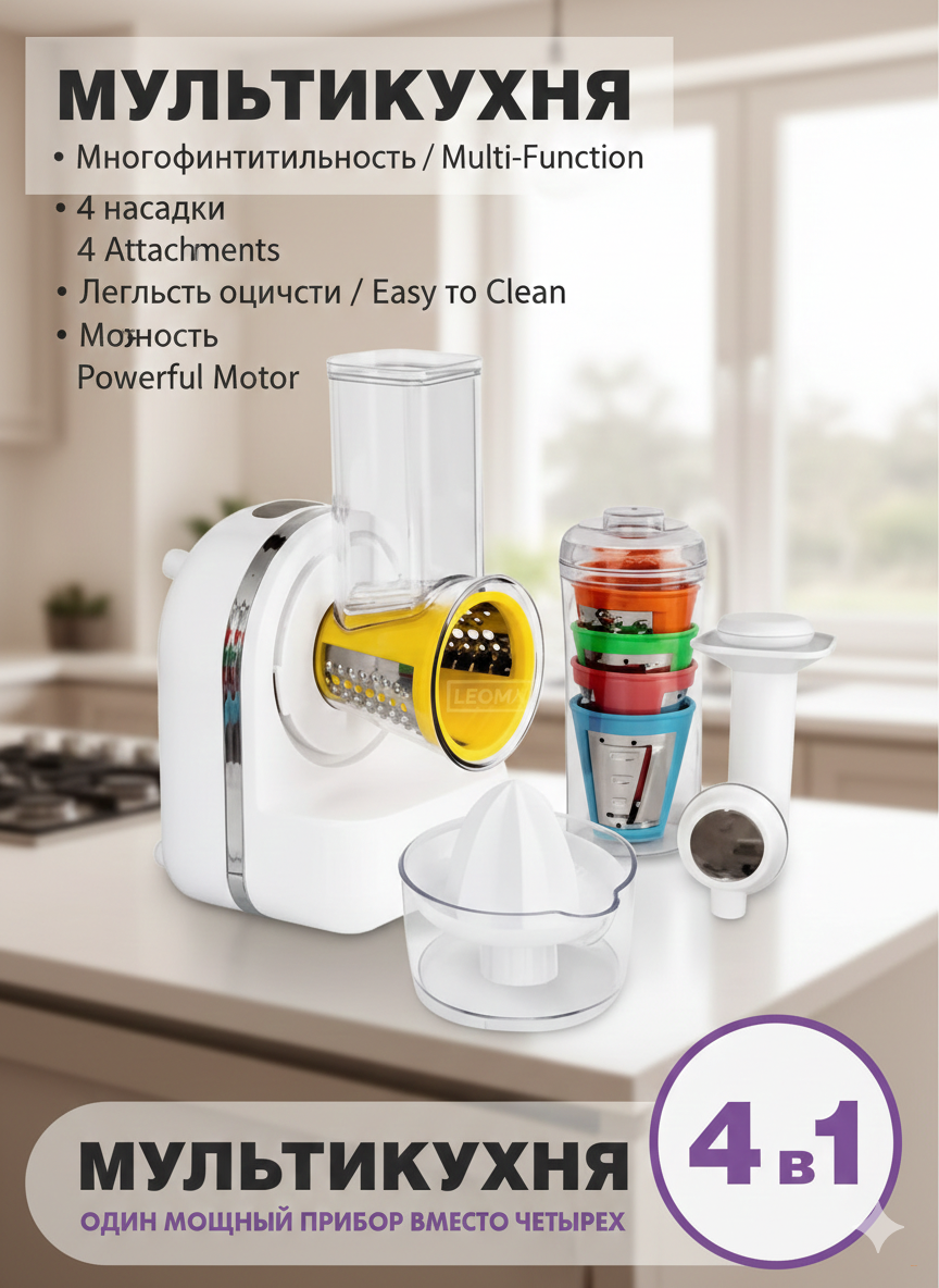 Кухонный комбайн 'Мультикухня 4 в 1
