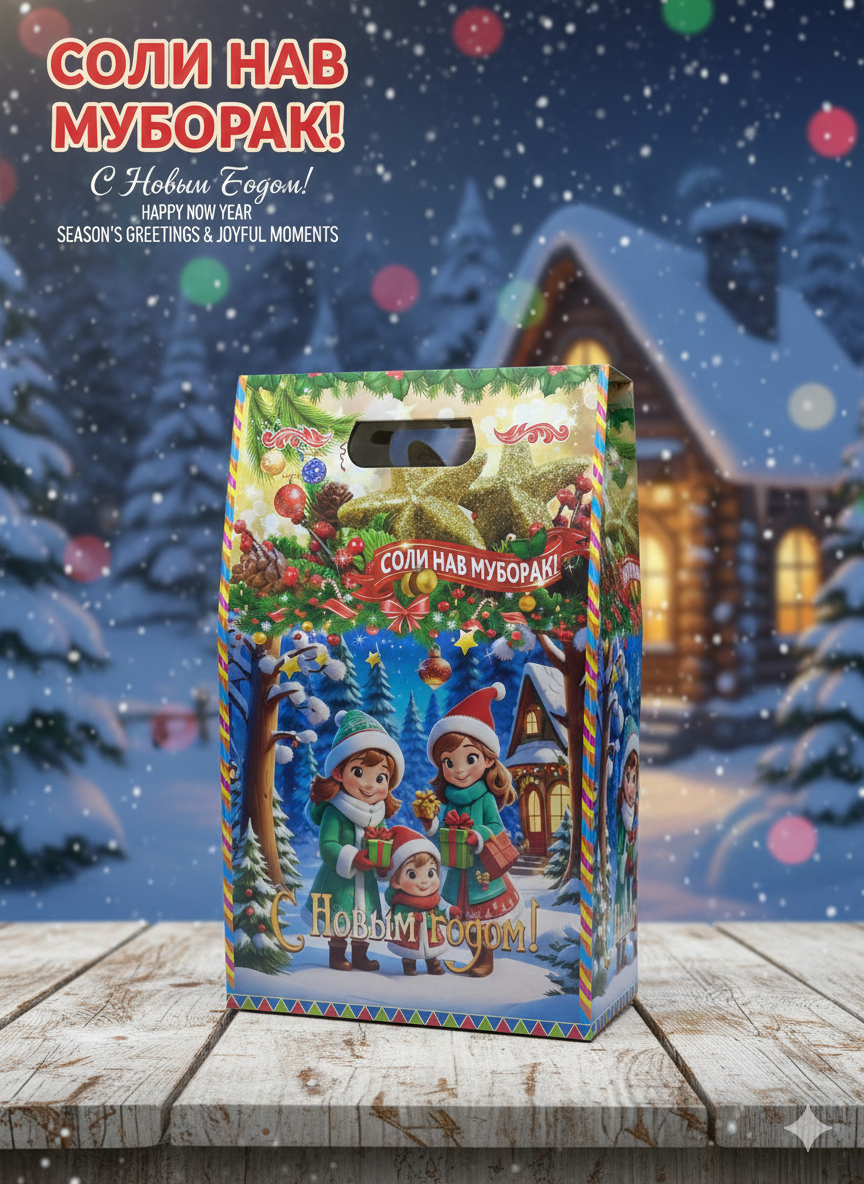 Новогодний подарочный пакет «Соли Нав Муборак!»