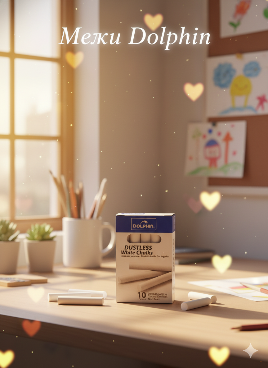 Мел для доски Dolphin
