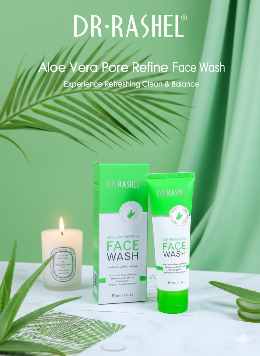 DR RASHEL Aloe Vera  Pore Refine Средство для умывания лица, 100 г