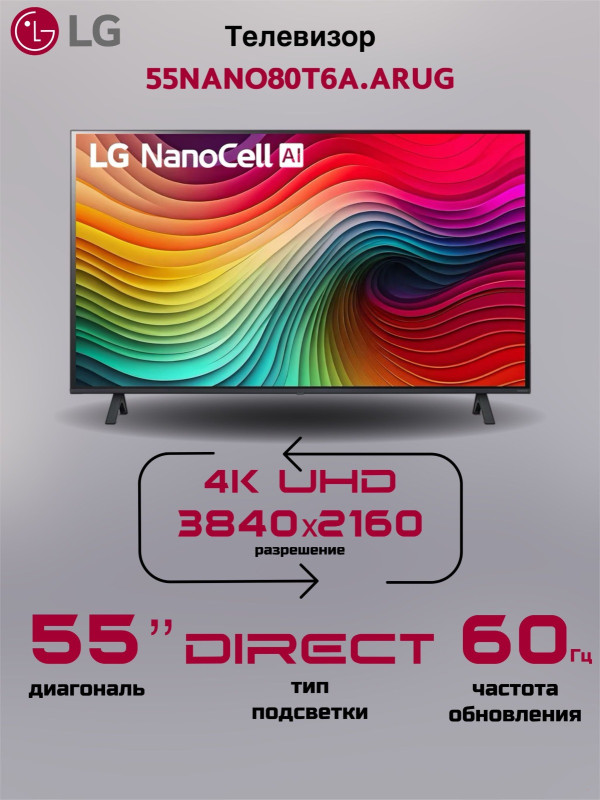 Телевизор LG NanoCell NANO81 (55")