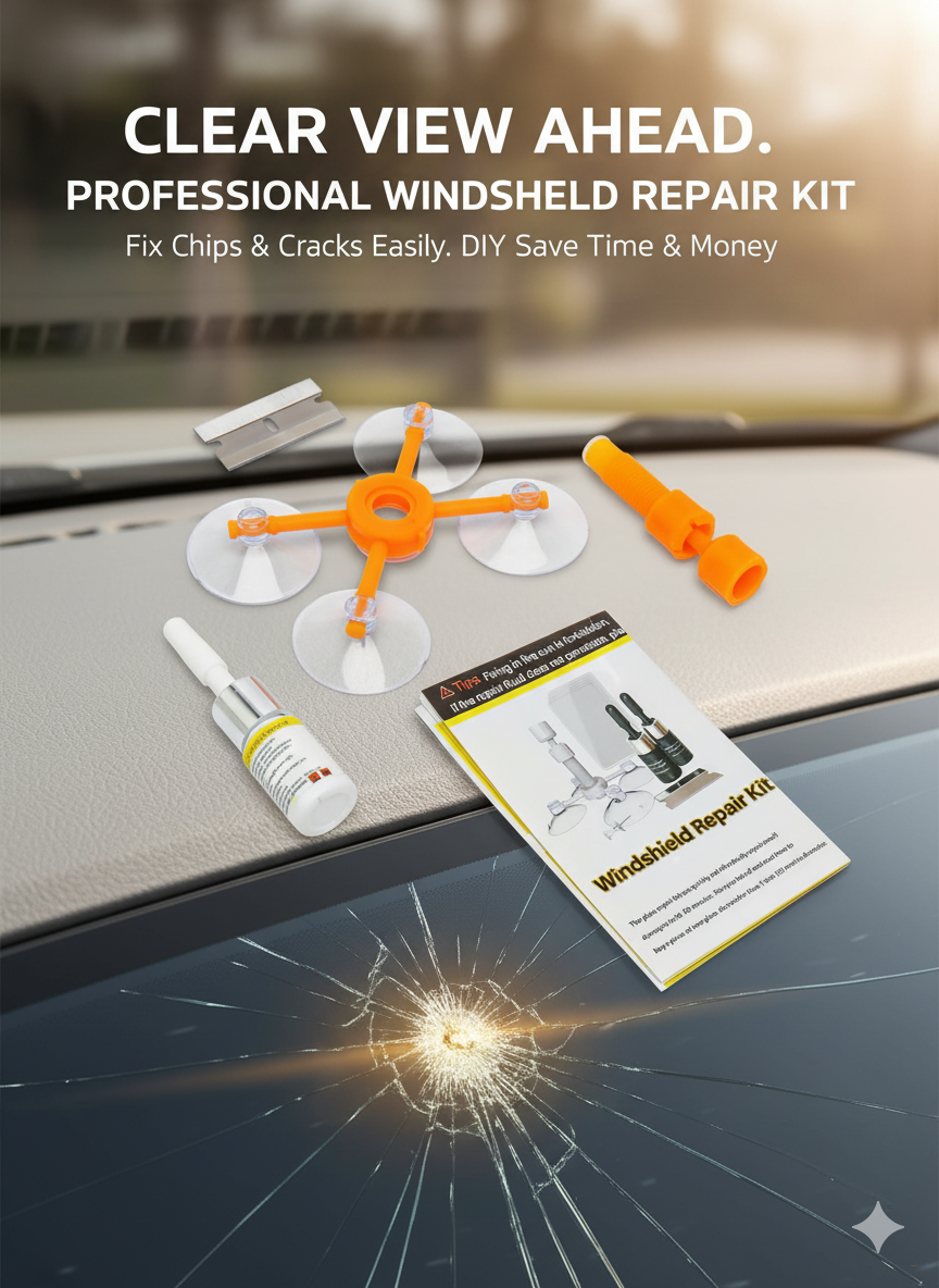 Набор для ремонта трещин на лобовом стекле Windshield
