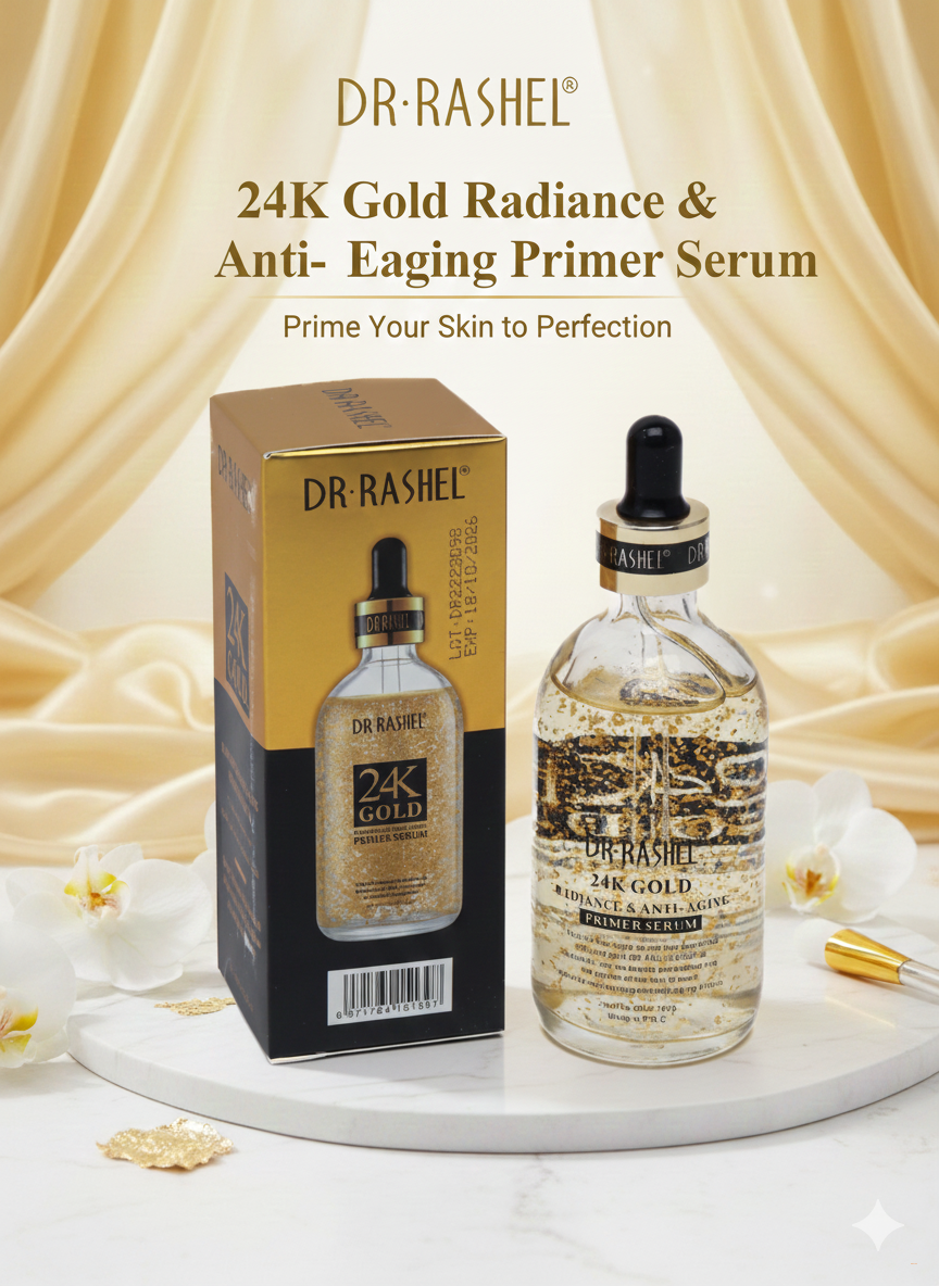 Сыворотка-праймер Dr.Rashel 24K Gold DRL-1479 для сияния, антивозрастная, 100 мл