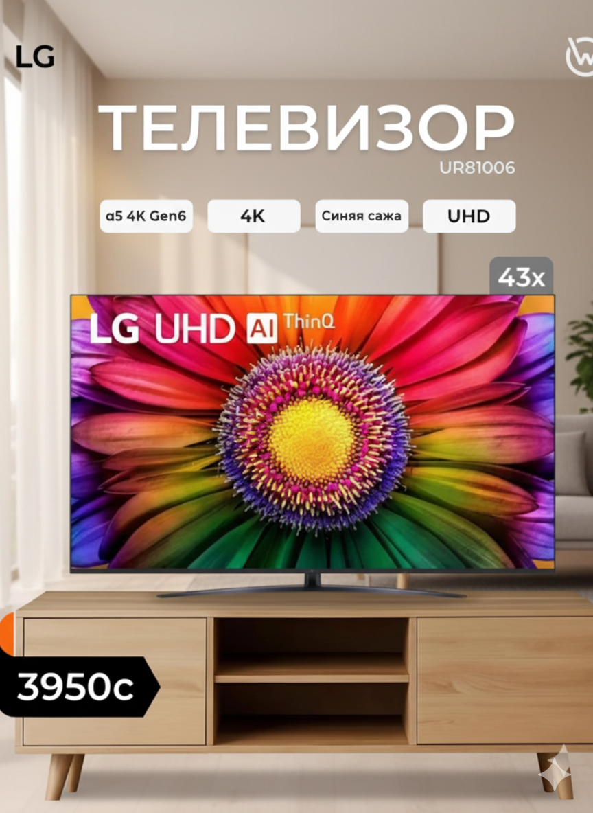 Телевизор LG UHD UR81006 (43")