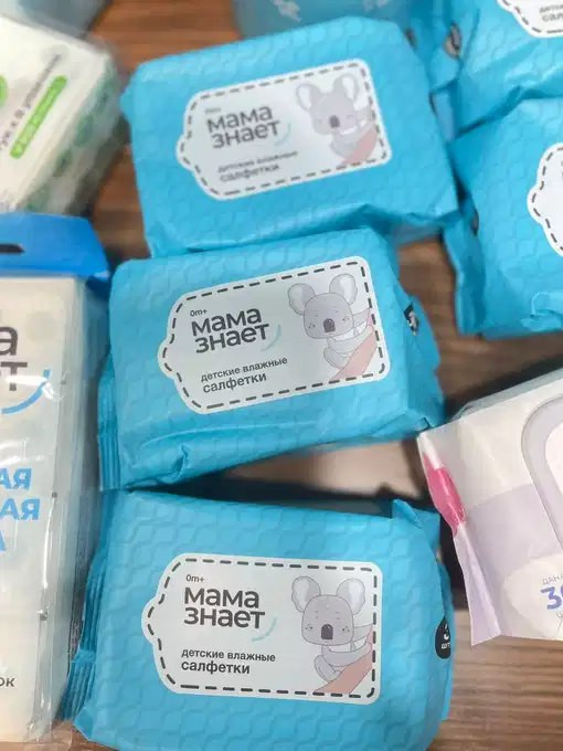 Влажные салфетки "Мама Знает" 30 шт