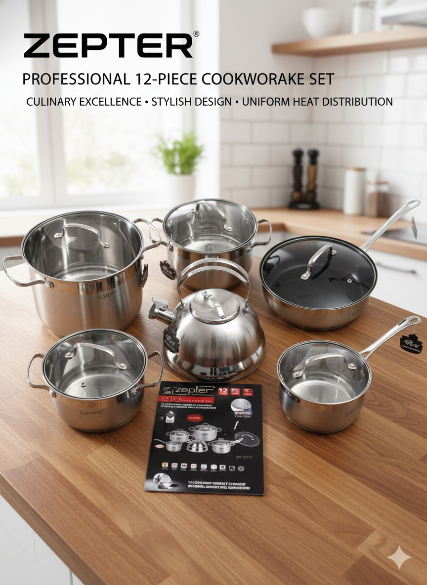 Набор посуды Zepter ZP-2777, 12 предметов