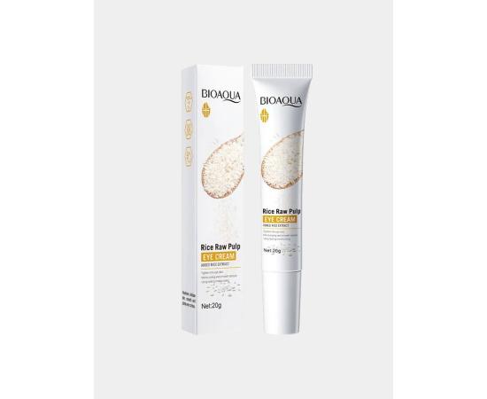 Увлажняющий крем для кожи вокруг глаз и век, Bioaqua Rice Raw Pulp Eye Cream, 20 г