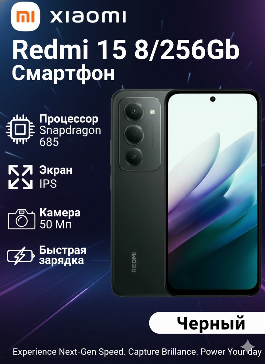 Смартфон Xiaomi Redmi 15