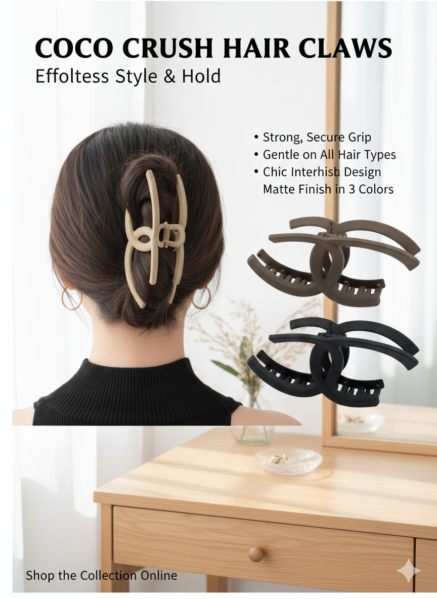 Заколка крабик для девочек