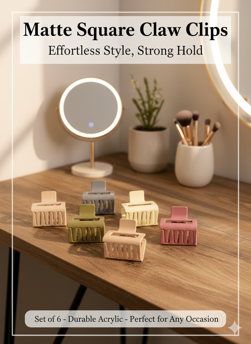 Краб-заколка для волос, каучуковая, 5*4см