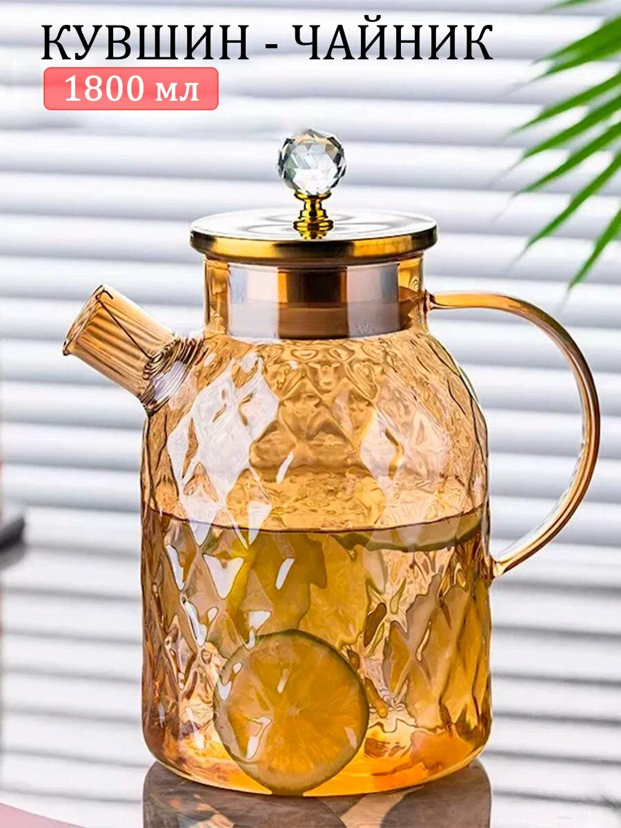 Стеклянный чайник Relofy