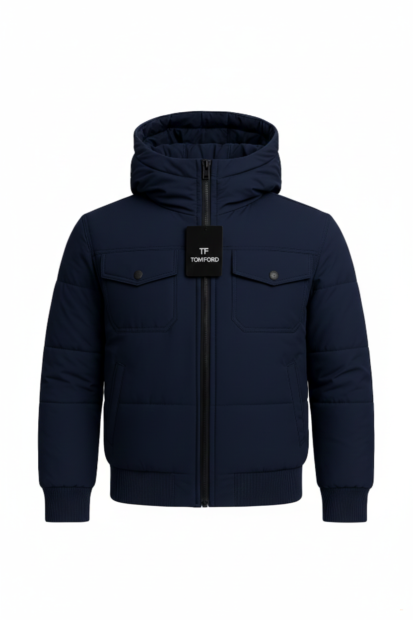 Куртка зимняя TF TOM FORD с капюшоном