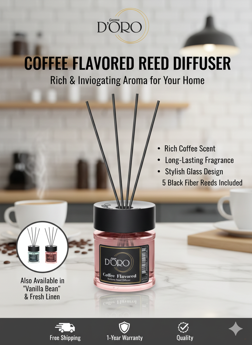 Селективный диффузор "Coffee Flavored" для дома, автомобиля и офиса 100 мл.