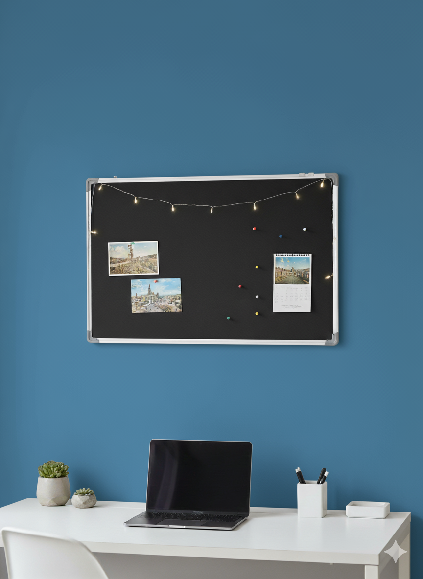 Доска пробковая Deli 90-120см