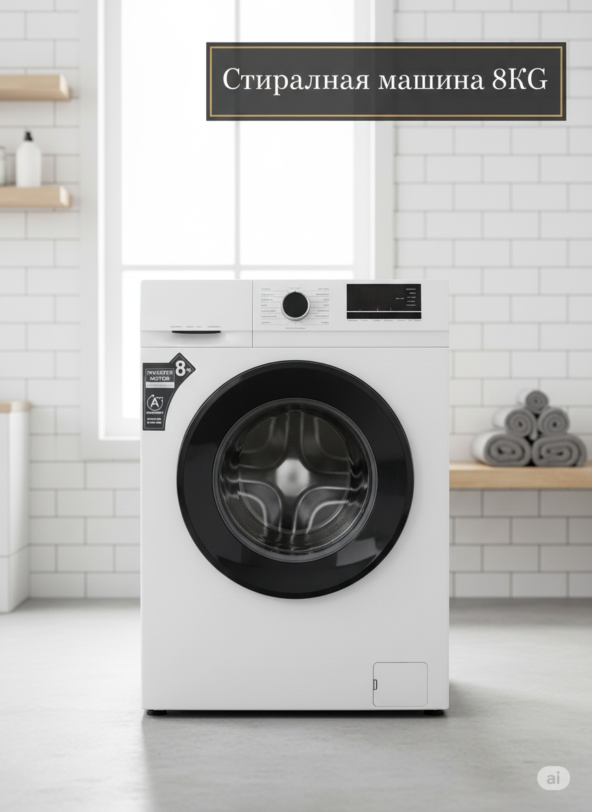 Стиральная машина автоматическая 8kg
