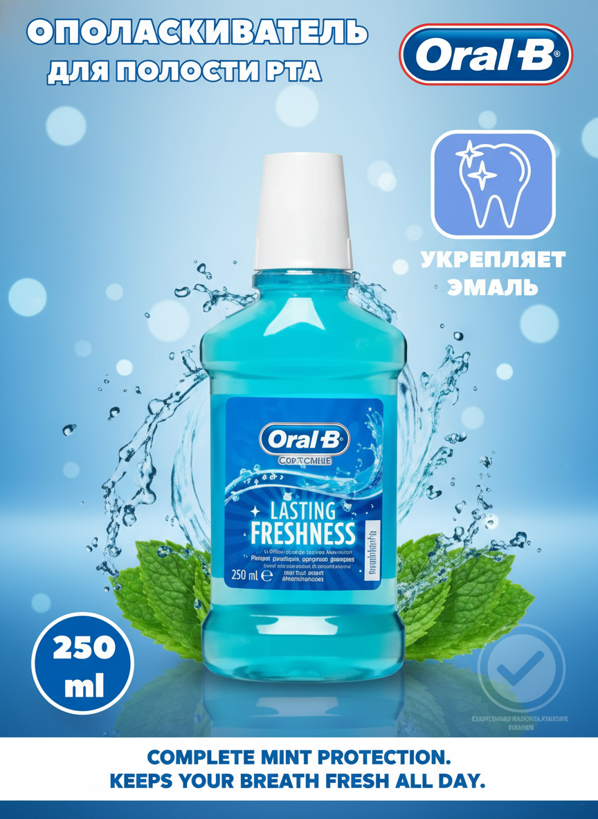 Ополаскиватель для полости рта LASTING FRESHNESS 250мл