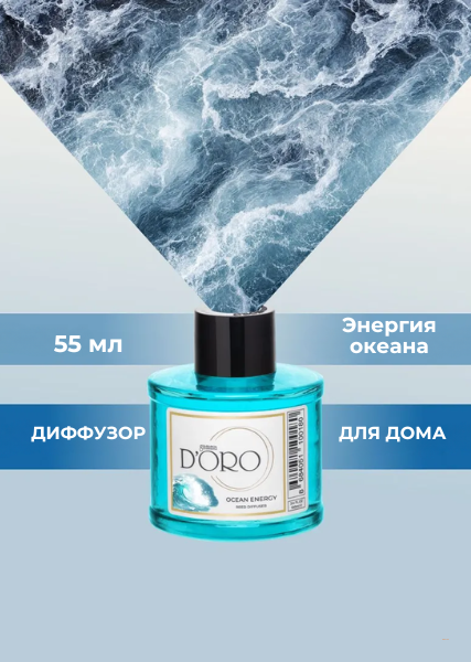 Ароматический диффузор для дома Энергия океана, 55 мл