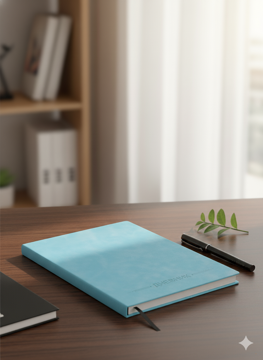 Дневник школьный однотонный кожзам