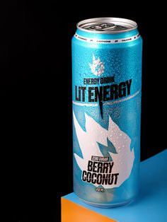 LIT ENERGY кокос по 450 мл. Энергетический напиток
