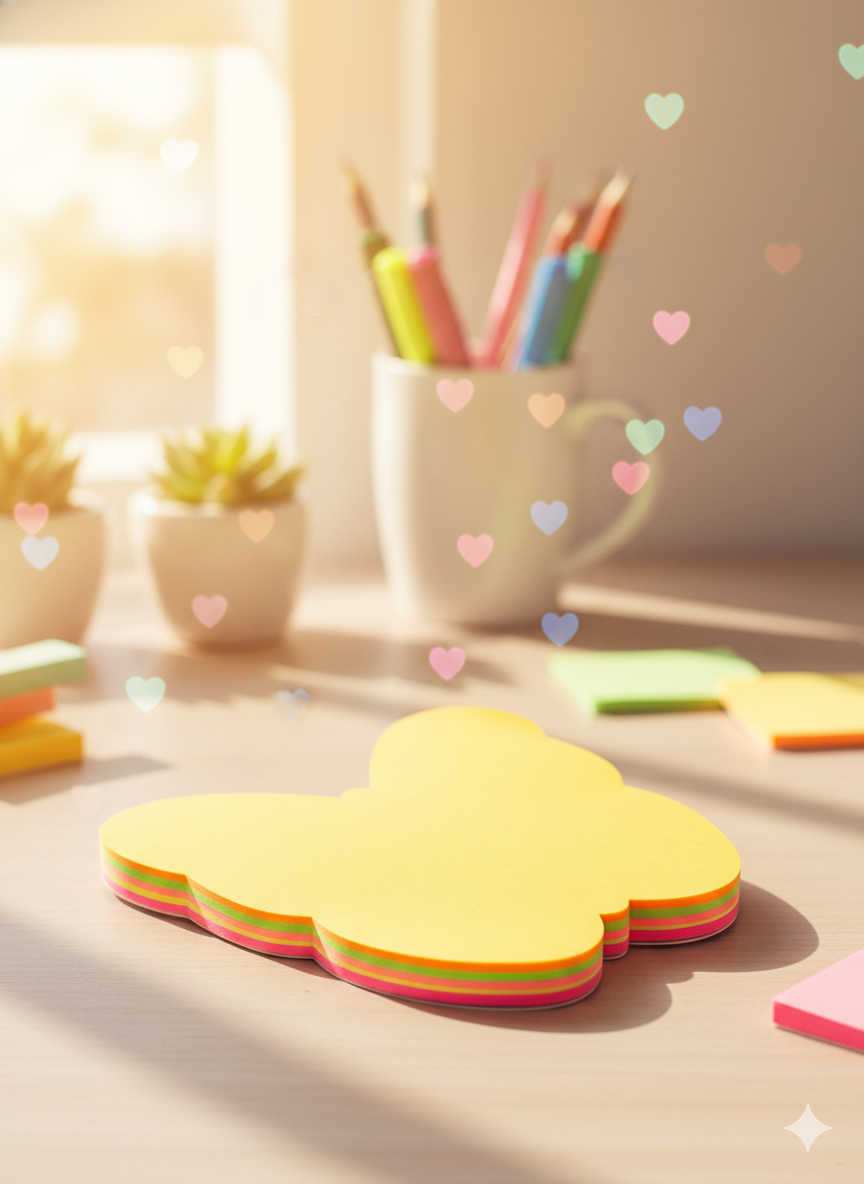 Стикеры в различных формах по 100 штук в каждой