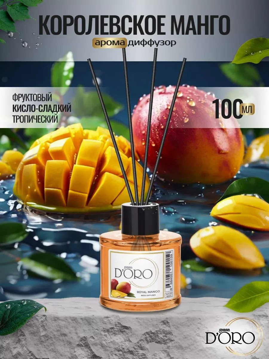 Освежитель воздуха "Королевское манго" для дома, автомобиля и офиса