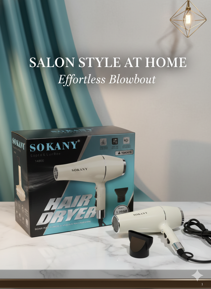 Фен SOKANY SK-14005, 2000Вт.