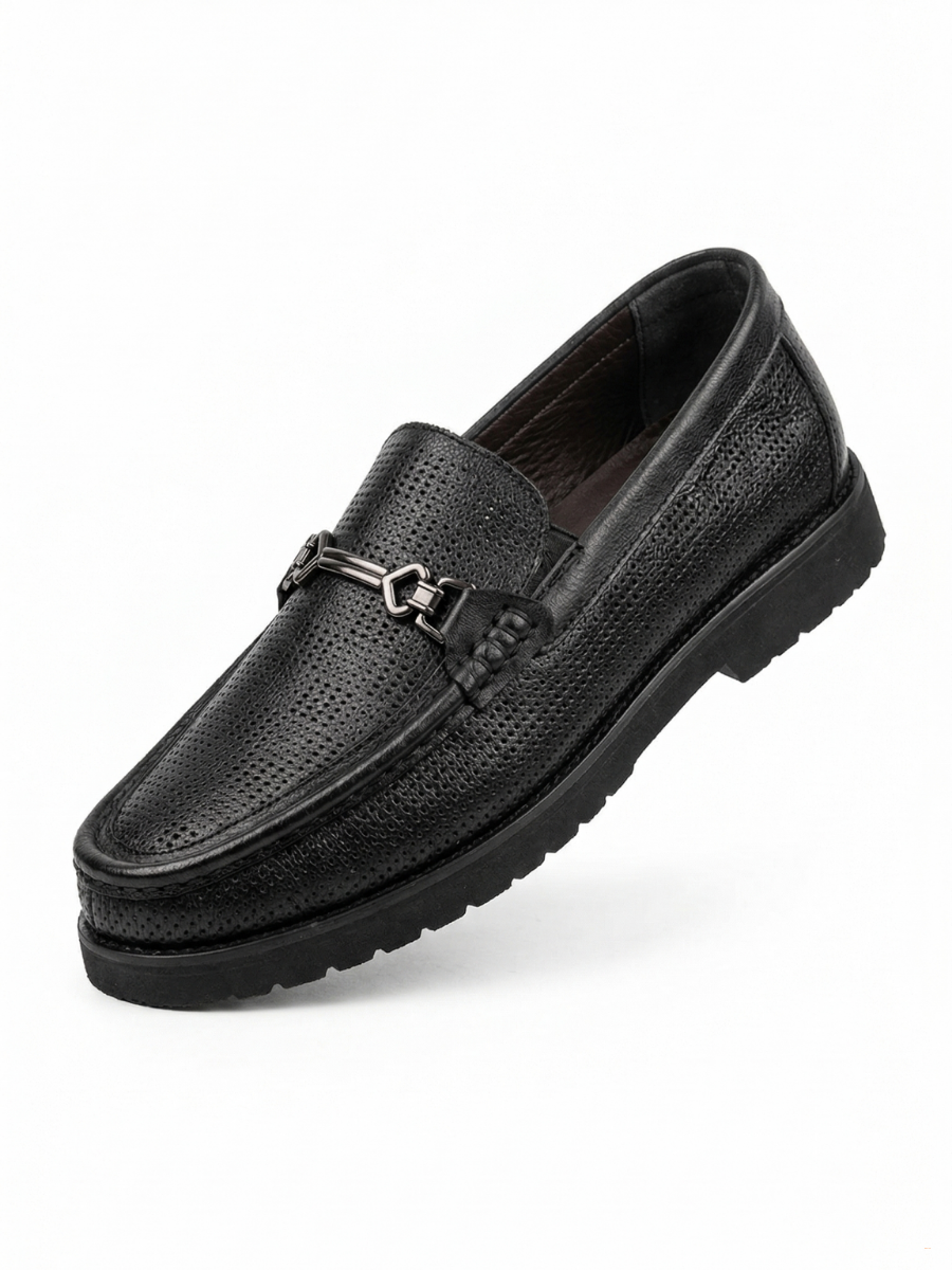 Мужские летние лоферы с плетеным дизайном