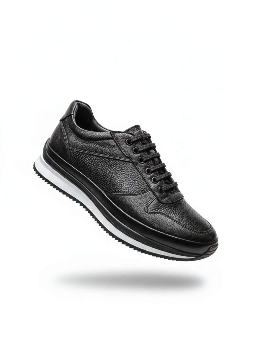 Мужские кроссовки из текстурированной кожи туфли