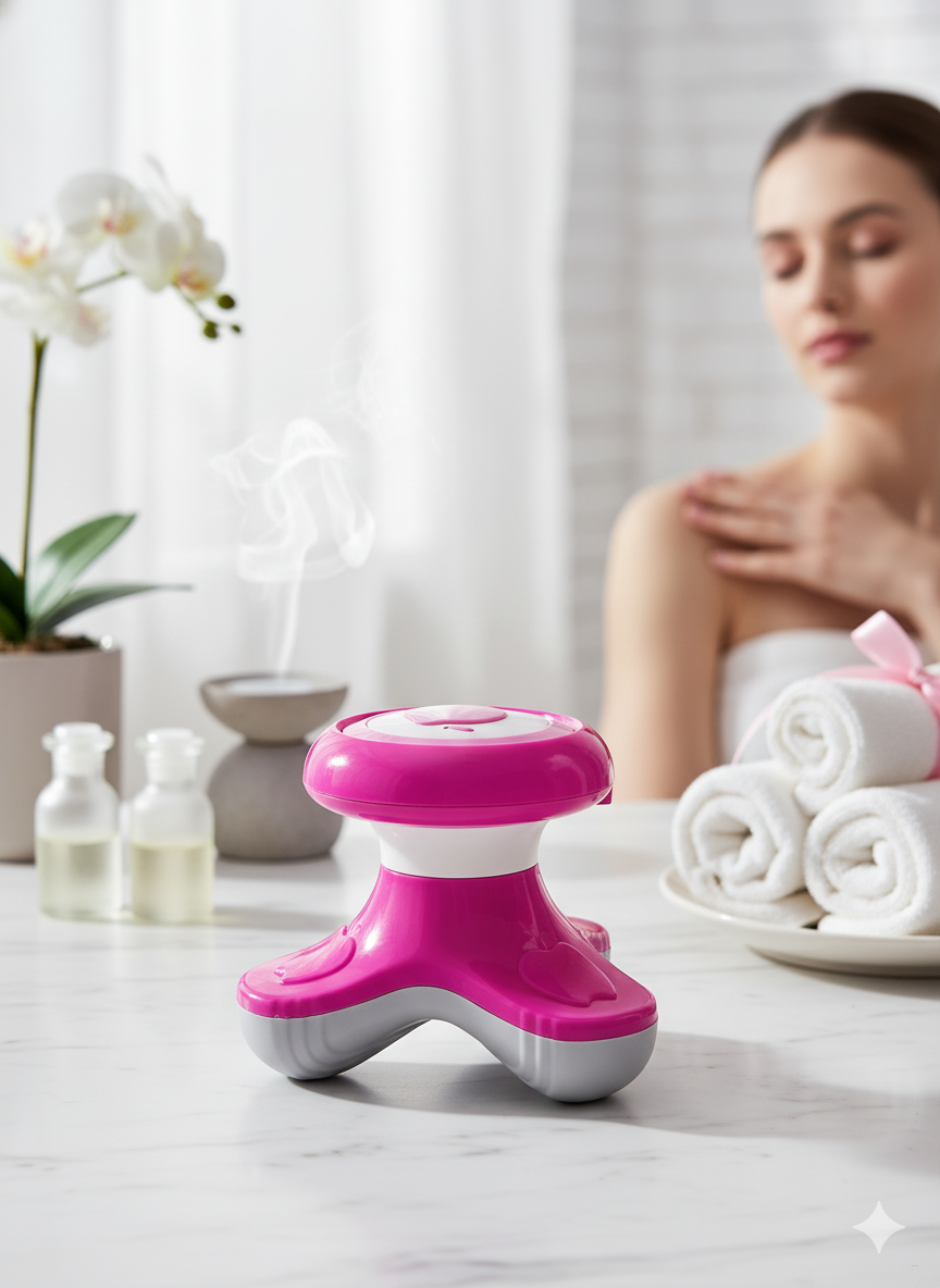 Электрический компактный вибромассажер для всего тела