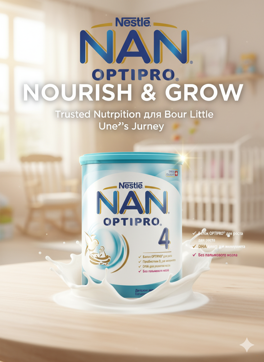 Смесь НАН 1 2 3 4 5 Optipro для новорожденных, 800гр