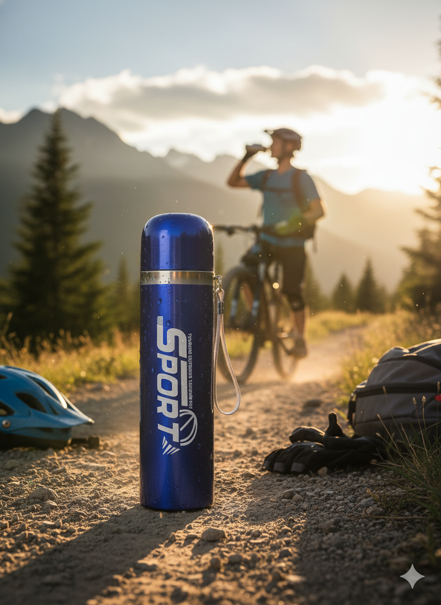 Термос спортивный «Спорт в моей жизни» (500 мл)