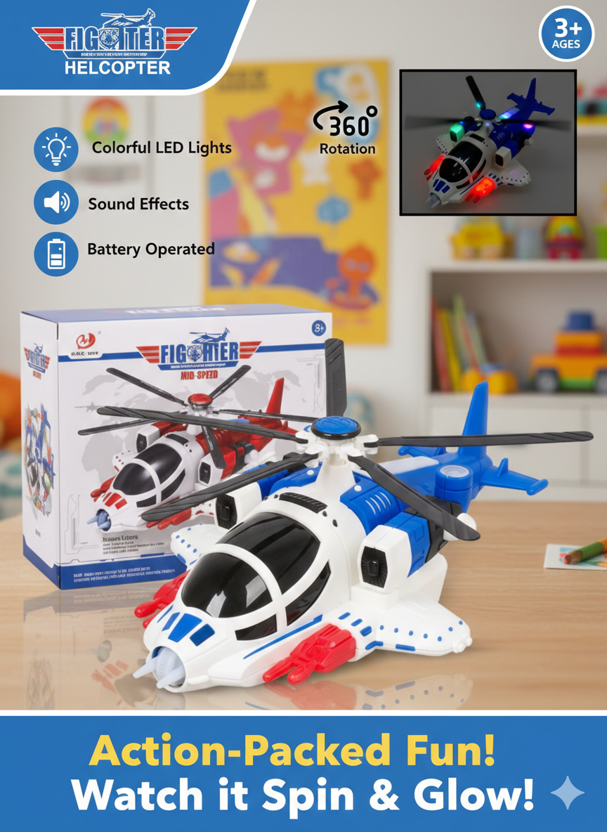 Детский интерактивный вертолет Combat Fighter Super-Storm