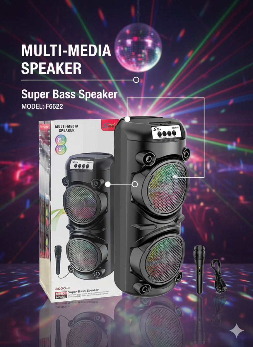 Колонка Bluetooth ZQS-6223 20 Вт