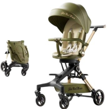 Детская коляска Jie Bei Hao JH-8, хаки