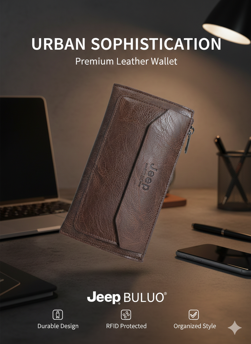 Мужской кошелёк-клатч Jeep Buluo