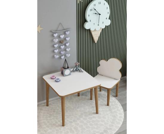 Летний детский стол с прозрачной поверхностью, набор стульев, 1 игровой стол для занятий спортом, 1 стул