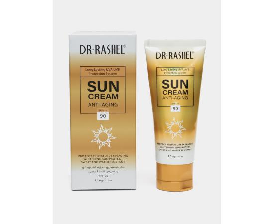 Увлажняющий, отбеливающий и антивозрастной солнцезащитный крем от загара Dr.Rashel, SPF 90