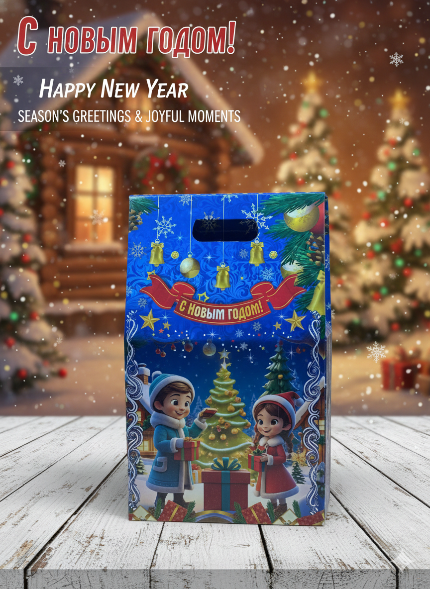 Новогодний подарочный пакет «Счастливый обмен подарками»