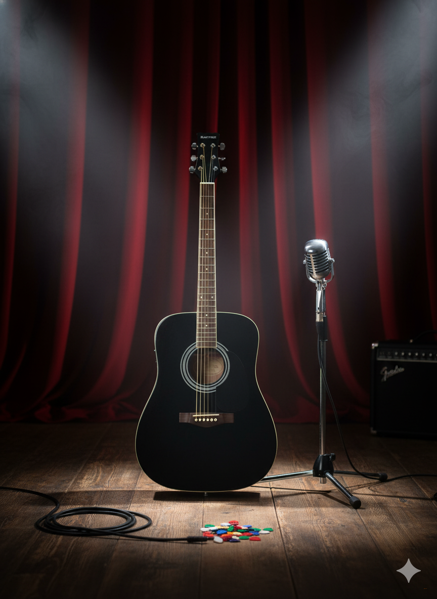 Акустическая гитара Martinez FAW-702 B