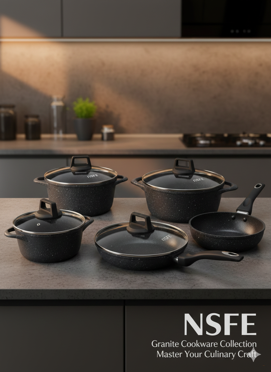 Набор гранитной посуды NSFE 9 предметов