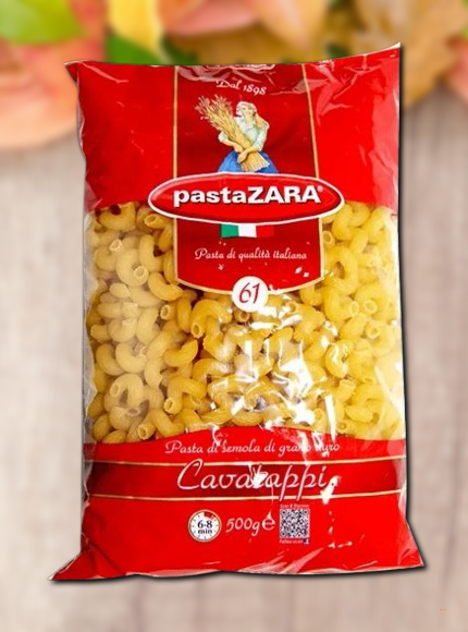 Макаронные изделия Pasta Zara Cavatappi рожок витой, 500 г