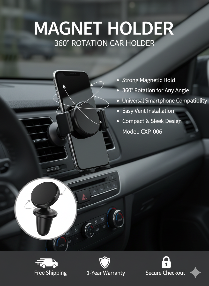 ДЕРЖАТЕЛЬ ДЛЯ ТЕЛЕФОНА MAGNET HOLDER CXP-006