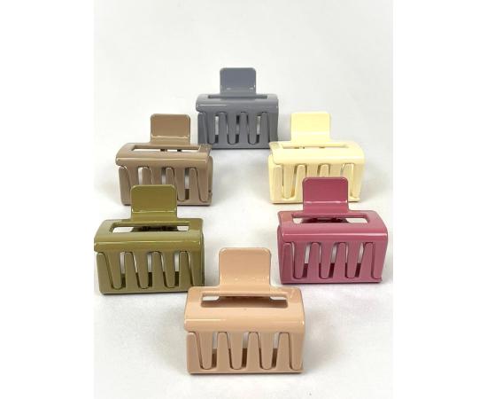 Краб-заколка для волос, каучуковая, 5*4см