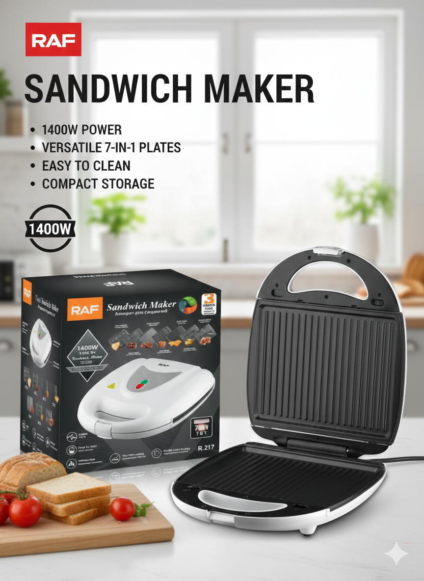 Сэндвичница Raf R.217, белый