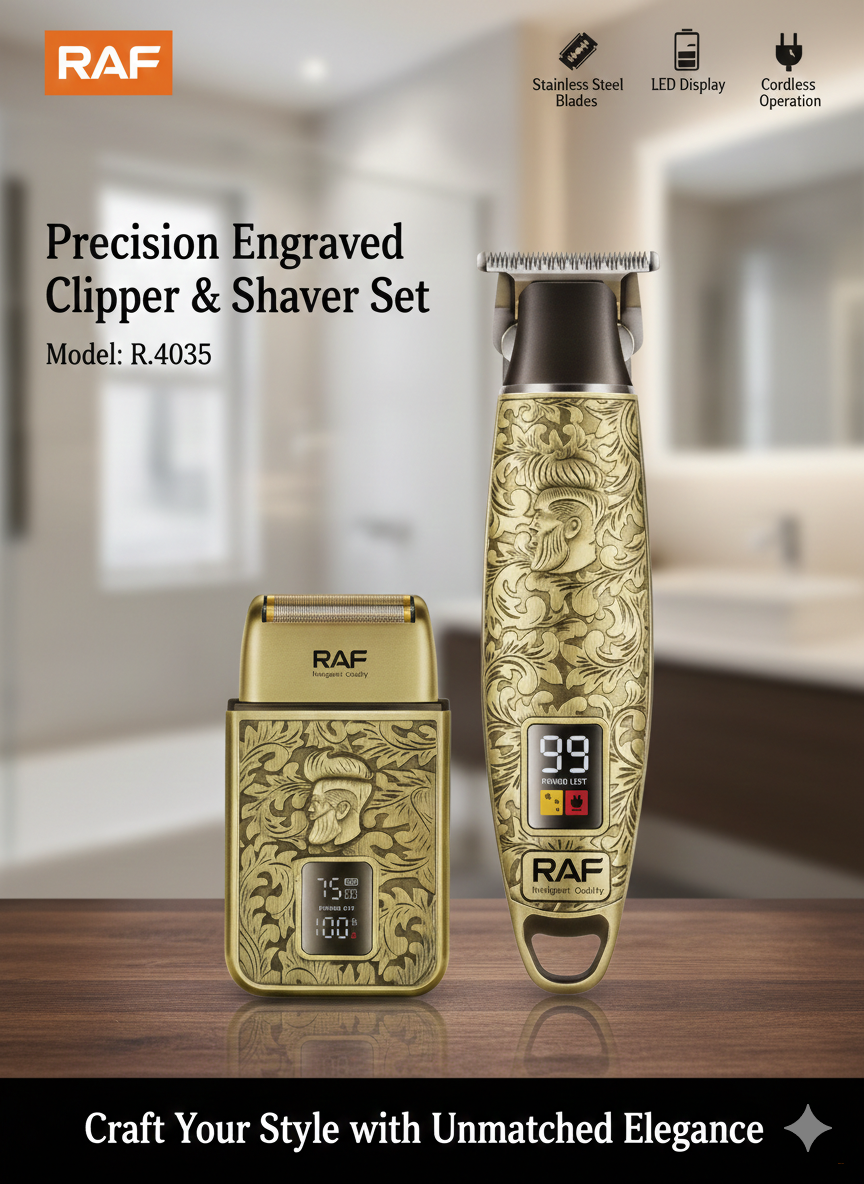 Набор 2 в 1 RAF R.4035: Триммер + Шейвер
