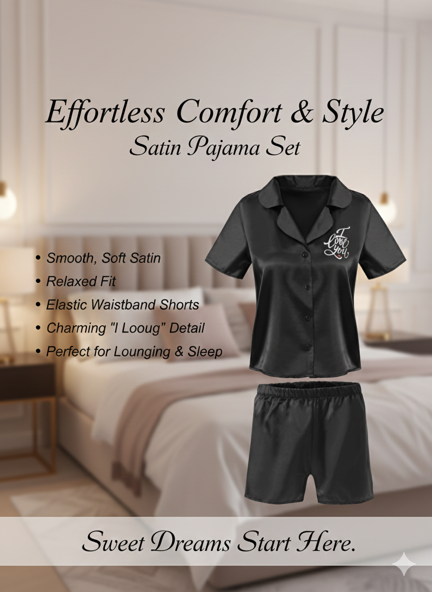 Женская пижама с шортами